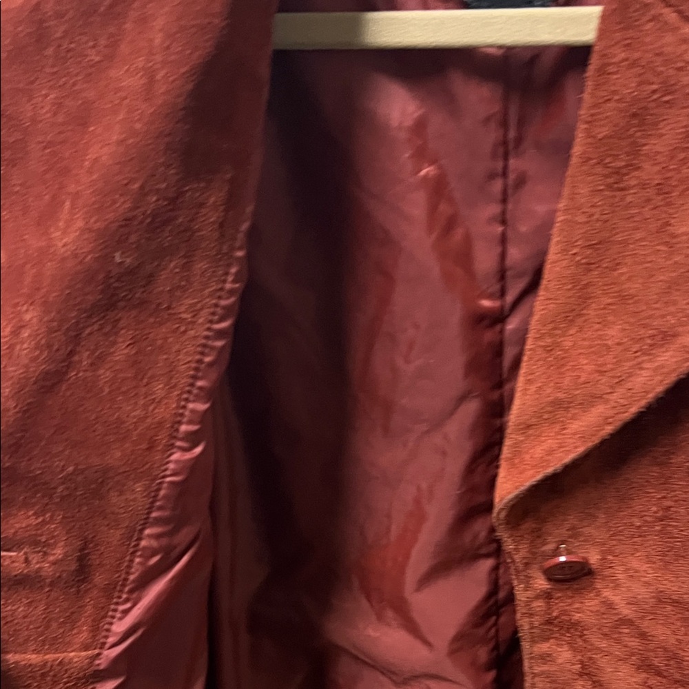 Rust Suede Jacket - Picture 4 of 5